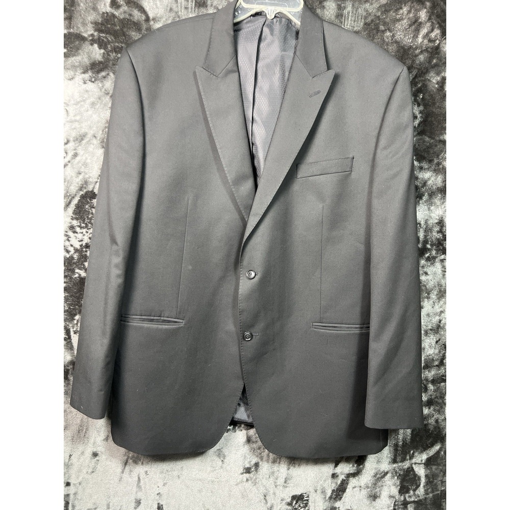 Sean John Formal Blazer Suit Jacket Mens 48L Black‎ Wedding Business